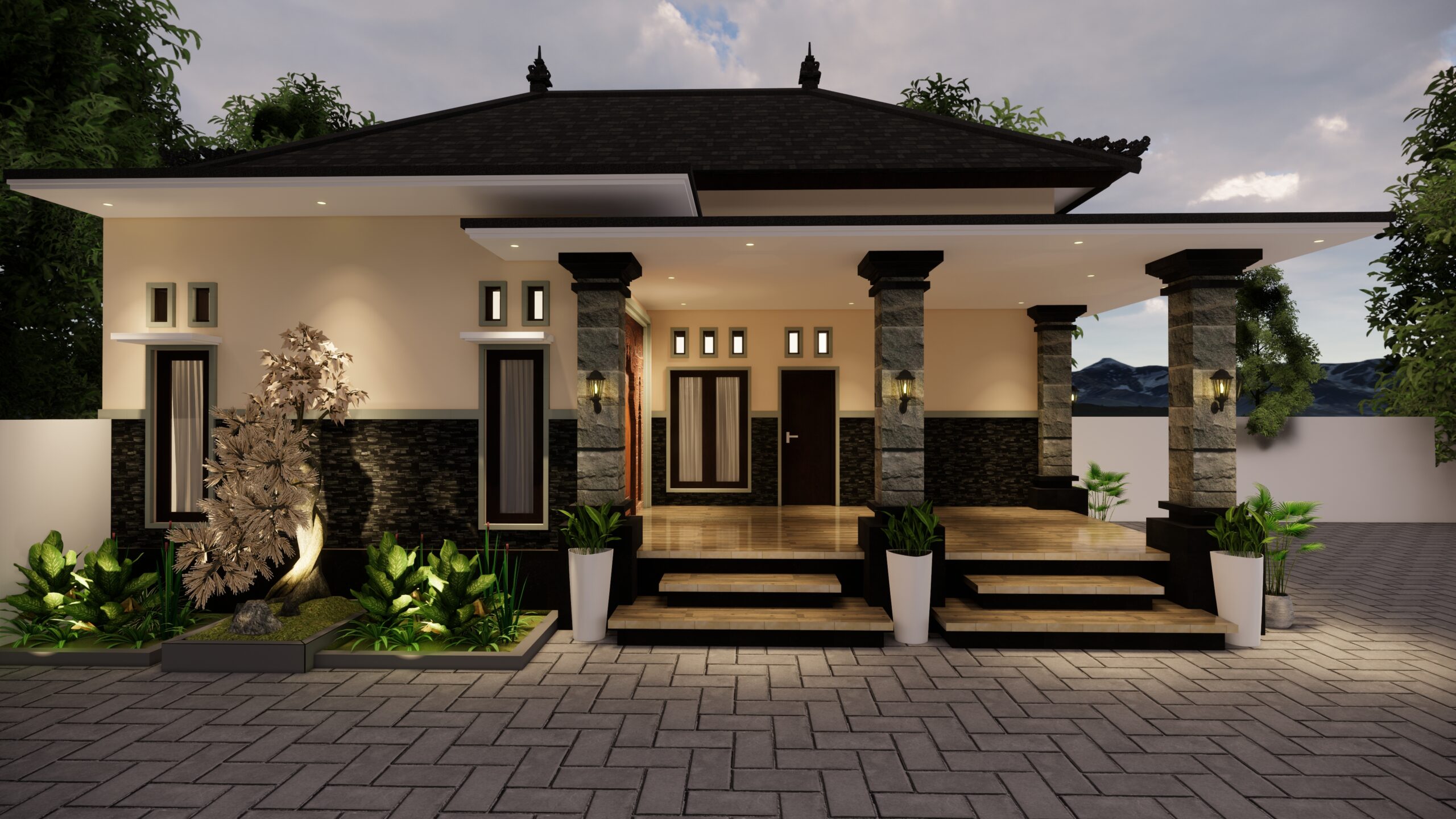 rumah modern minimalis Bali