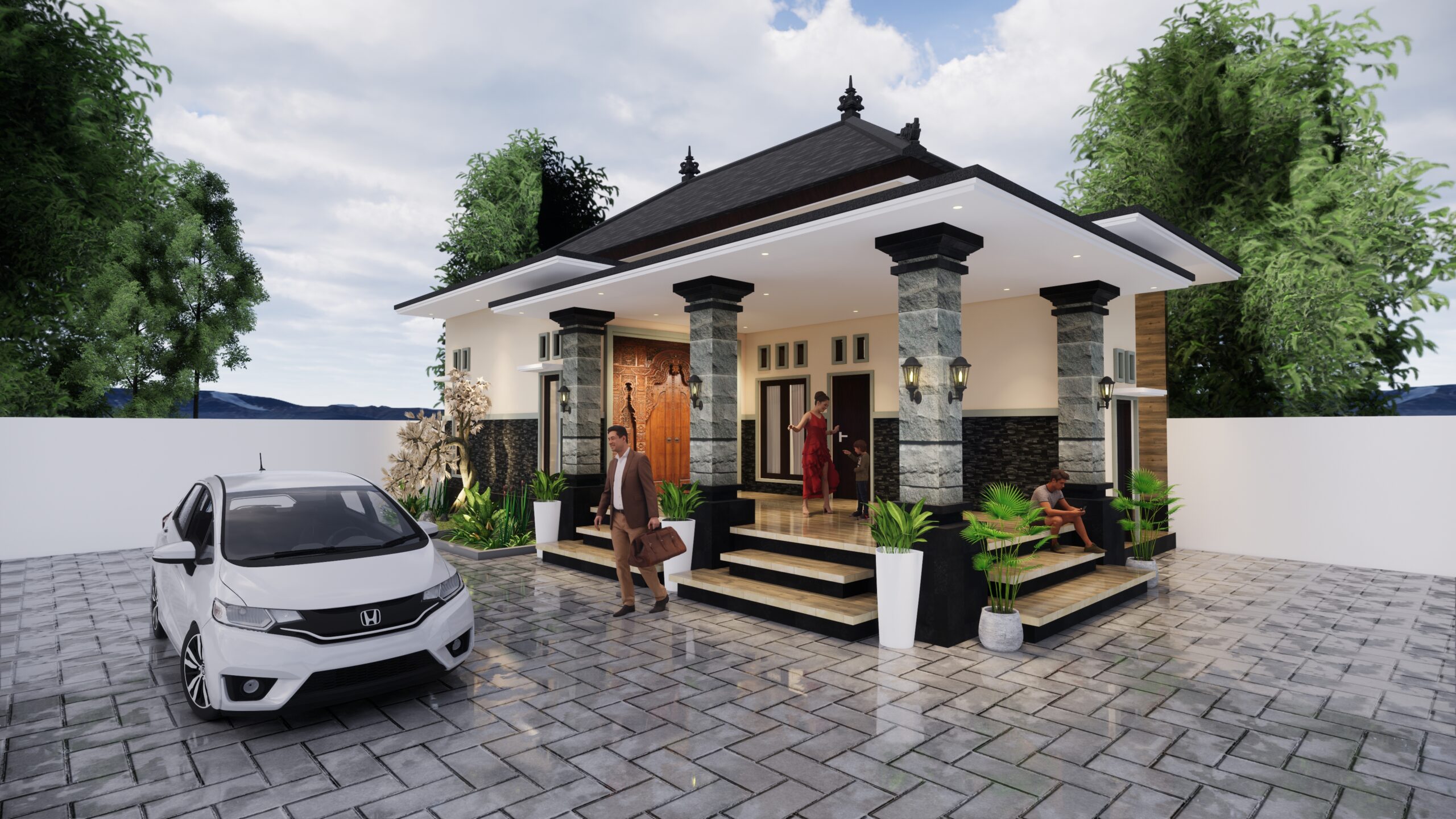 rumah modern minimalis Bali